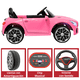 thumbnail image 4 of Montable Electrico para Niños Mini GT Bluetooth USB y Auxiliar Luces Sonido Batería 12v - Rosa, 4 of 7