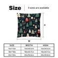 thumbnail image 5 of Christmas Tree Luxurious Velvet Pillows Covers Set of 2 for Throw Pillow or Bed Pillow, Unique Patterns, 16x16 18x18 20x20 Inches,for Various Occasions, 5 of 6