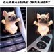 thumbnail image 4 of ZHAOCHENG Adorno colgante para coche (Bulldog) Bulldog francés, bonitos accesorios para espejo de coche para decoración interior de coche, adorno colgante para espejo retrovisor de coche para perro ma, 4 of 5