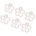 thumbnail image 4 of 150 clips de papel de oro rosa, proceso de chapado para evitar la decoloración, lindos clips de papel para oficina y escuela, 4 of 8