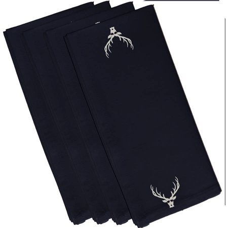 Simply Daisy 19  x 19  Cool Dude Holiday Animal Print Napkins  Set of 4