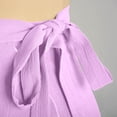 thumbnail image 7 of Qulqfy Womens Summer Mini Pleated Skirts Wrap Boho Ruffle Flowy Drawstring Pink High Waisted Skirts for Women XL, 7 of 7