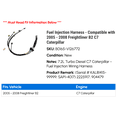 thumbnail image 2 of Fuel Injection Harness - Compatible with 2005 - 2008 Freightliner B2 C7 Caterpillar 2006 2007, 2 of 3
