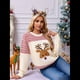 thumbnail image 5 of Suéteres Navideños Feos para Mujer, Lindos, Peludos y Divertidos, Suéter de Punto para Fiestas de Invierno y Fiestas Navideñas. Beige L, 5 of 10