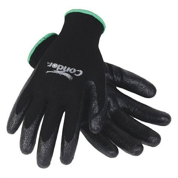 Condor Coated Gloves,Polyester,L,PR 19L528