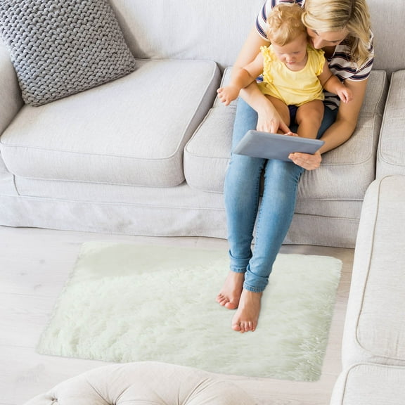 Byujiro Floor Mat Soft Carpet Non-Slip Area Carpet Dining Room Home Bedroom Carpet Floor 50x80 Door Mat