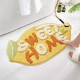 thumbnail image 4 of Beautynvta Fruit Shaped Bath Mat, Cute Soft Absorbent Bath Mat, Quick Dry Microfiber Floor Mat, Non-Slip Plush Washable Bathroom Carpet, Home Decor Accessories, 4 of 6
