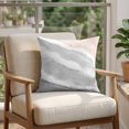 thumbnail image 4 of Pillow Covers 20x20 Set of 2, Ombre Ocean Beach Square Throw Pillow Covers for Couch/Sofa/Living Room, Nautical Coastal Beach Sandy Gradient Gray Decorative Soft Pillowcases for Couch Throw Pillows, 4 of 9