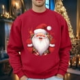 thumbnail image 2 of Men's Christmas Graphic Sweatshirts, Holiday Crewneck Casual Warm Pullover for men & women, up to size XXL, 2 of 4