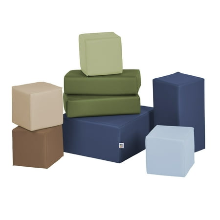 SoftZone® Stack-A-Block Set 8-Piece - Earthtone
