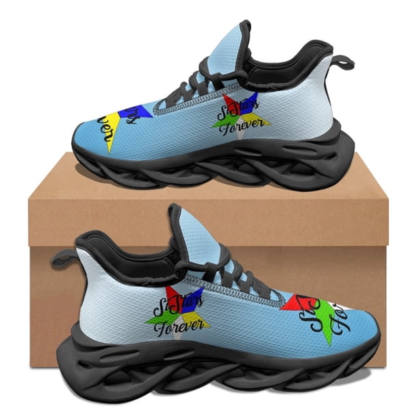 OES Sistars Order Of Eastern Zapatillas informales para mujer, cómodas, transpirables, para deportes al aire libre, para correr, zapatos planos antideslizantes
