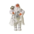 thumbnail image 2 of Muñeco de Papá Noel de pie, figura de Papá Noel, adornos navideños novedosos, figura de Papá Noel, adornos para decoración de mesa de escritorio de, 2 of 8