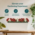 thumbnail image 4 of HC Companies 24 Inch Deck Rail Box Planter with Drainage Holes, White (4 Pack), 4 of 12