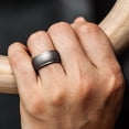 thumbnail image 3 of YWC-Men's Silicone Rings 10mm Wide 2.5mm Thick Rubber Bands, Breathable, Variety Multipack 1-10, 3 of 4