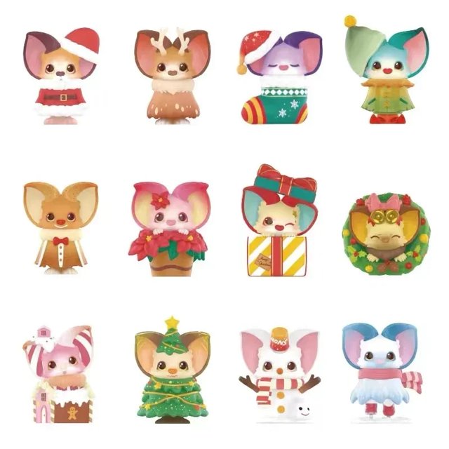Popmart Yoki serie navideña bolsa ciega acción figura misteriosa Caixas Supresas caja sorpresa juguetes y pasatiempos niñas regalos de cumpleaños