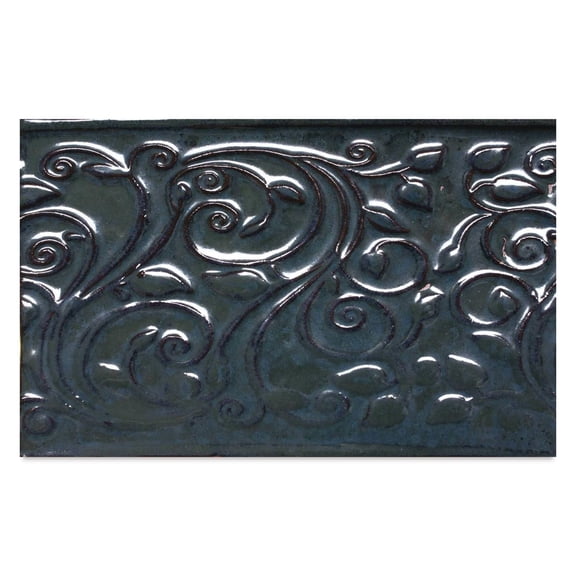 AMACO Low Fire Lead-Free Opalescent Glaze, 1 pt, Black Tulip