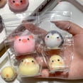 thumbnail image 2 of Fnochy Chicken Squishies Taba, Handmade Fuzzy Squishies Chick, Pinch Family Squishie for Adults to Relieve Stress, 2 of 6