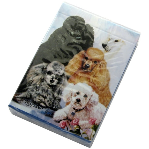 Poodle Playing Cards