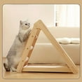 thumbnail image 5 of Chak’s Choice Solid wood cat scratch board and climbing frame - multi-layer hemp rope, dual-purpose nest, compact folding design suitable for indoor cats, 5 of 5