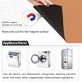 thumbnail image 2 of Dailycode Dishwasher Magnet Cover Magnetic Fridge Door Cover Home Kitchen Decor, Brown, 23"x 26", 2 of 6