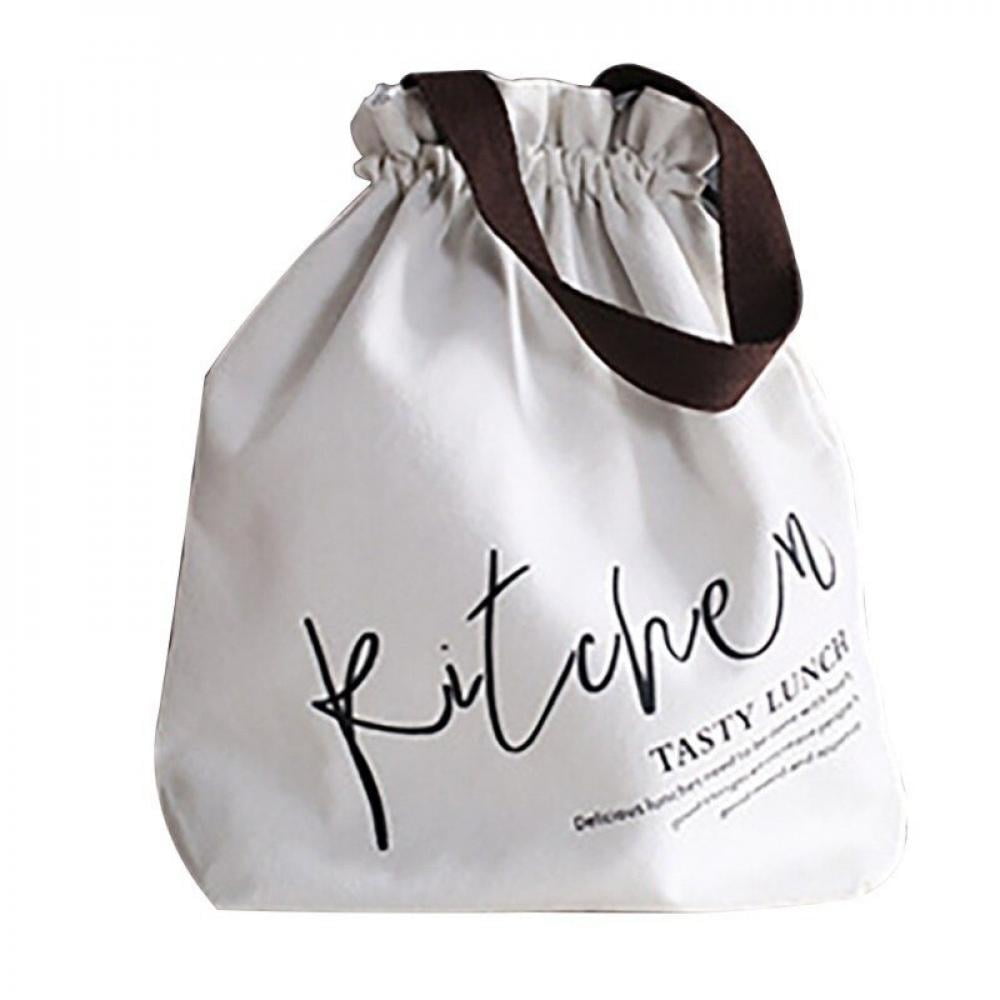 tote bolsa with insulated lunch compartment