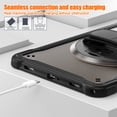 thumbnail image 5 of Dteck Case for Samsung Galaxy Tab S11 Case 11 Inch 2025, Heavy Duty Rugged Drop Protection Impact Resistant Shockproof Cover with Rotating Stand, Hand/Shoulder Strap,Black, 5 of 7
