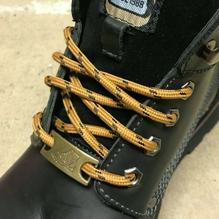 

3 Pairs Heavy duty Round Strings Boot Laces Shoelaces for Military Hiking Motorcycle Boots Shoe 36 39 40 48 54 60 63 72 Inches