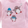 thumbnail image 4 of TOWED22 Toddler Baby Boy Fall Winter Clothes Long Sleeve Letter Print Camo Sweatshirt Pant Set 2PCS Cute Outfits 0-6T Size:3-6 M,Color:Light Pink, 4 of 4