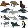 thumbnail image 3 of Figura de animales, juego de juguetes de mini animales de 12 piezas, vinilo salvaje realista, plástico,niños pequeños, bosque, animales pequeños, juego de decoración para cupcakes brillar Hogar, 3 of 3