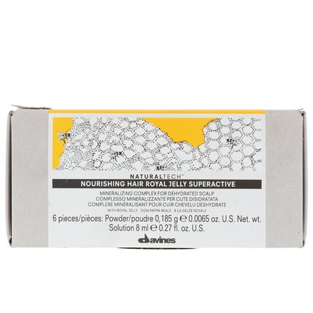 Davines NaturalTech Nourishing Hair Royal Jelly Superactive 0.27 oz