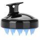 thumbnail image 1 of Cepillo masajeador de cuero cabelludo de silicona negra para el cabello y el cuero cabelludo, ideal para la ducha, para un masaje suave y un cuidado óptimo., 1 of 5