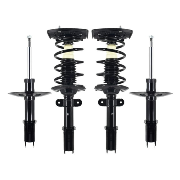Front Bare Strut - Rear Quick Complete Strut For 1997-1998 Pontiac Grand Prix