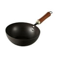 thumbnail image 2 of simhoa Iron Wok Induction Cooker Boiling Chinese Wok for Camping Kitchen Restaurant 22CM, 2 of 8