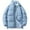 Sky Blue, variant on JTieacloth Men's Winter Jacket Mens Autumn And Winter Fashion Casual Wear Thick And Loose Fitting Long Sleeved Cotton On Both Sides Black