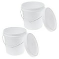 thumbnail image 4 of HEMOTON White Plastic Storage Bucket with Secure Lid 10L Capacity for Home and Industrial Use, 4 of 8