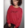 thumbnail image 2 of Pretty Wild Honey Leopard Heart Sweatshirt Women -Image by Shutterstock, Female Small, 2 of 4
