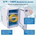 thumbnail image 3 of FOUR E's Scientific 10L Incubator, 35-148℉ Thermostatic Cabinet Lab Incubator for Lab General Purpose, Test, Petri Dishes, Bacteria, Egg Incubation, 12V/110V, 3 of 7