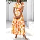 thumbnail image 4 of Vestido largo PRETTYGARDEN para mujer con estampado floral bohemio de verano de 2025, 4 of 5
