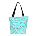 thumbnail image 2 of Kdxio Seashell And Starfish Women Reusable Grocery Bags Foldable Ripstop,Reusable Shopping Bags for Shopping,Gym,Gift, 2 of 7