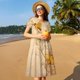 thumbnail image 4 of Balery Retro Honey Bees Vestidos sueltos de manga corta para mujer, vestidos de verano 2025, vestidos casuales de corte A con vuelo., 4 of 6