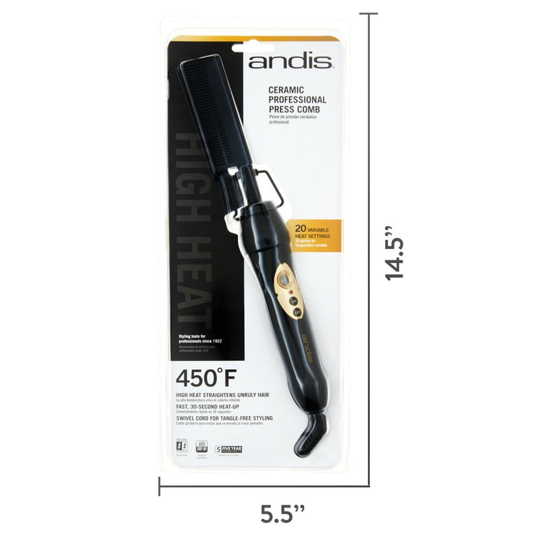 Andis gold ceramic press comb sale