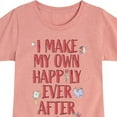 thumbnail image 3 of Disney Princess - Make My Own Happily Ever After - Toddler & Youth Girls Short Sleeve T-Shirt, 3 of 5