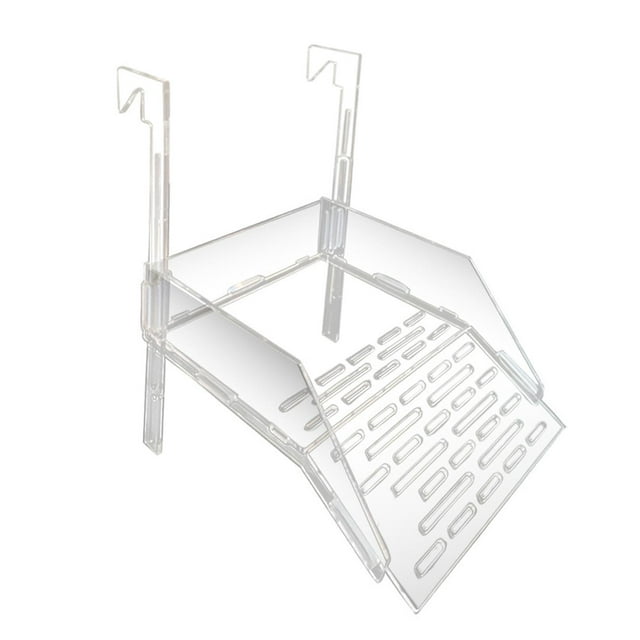 tamizeot Hanging Turtle Basking Platform Bask Terrace mall Newts Frog Reptiles for Clear M