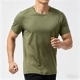 thumbnail image 3 of Havenx Upf 50+ Swim Shirts for Men Short Sleeve Sun Protection Tshirts Fast Dry Moisture Wicking T Shirts Athletic Workout Casual Loose Fit Running Swim Clothes,Camouflage Green 2XL, 3 of 4