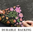 thumbnail image 6 of Bohemian Retro Floral Non-Slip Entryway Door Mat,Boho Indoor Decor Durable Low Plush Door Mat,Washable Welcome Rug for Patio Hallway Home Decor 20x32 Inches, 6 of 7
