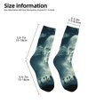 thumbnail image 2 of Naloa Scary Moon And Clouds Kids Socks Unisex Kids and Toddlers' Crew Socks, ,1 Pairs, 2 of 5