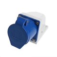 thumbnail image 1 of 32A 3-Pin Industrial Electrical Socket - 1 Pcs, 220V-250V Waterproof IP44, 1 of 5