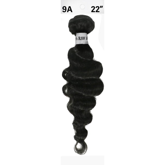 RAW 100% Virgin Human Hair Deep Wave Bundle 22" - Natural Color