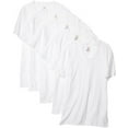 thumbnail image 2 of Hanes Ultimate Men's 5-Pack Comfortsoft V-Neck Tee,White,XX-Large, 2 of 2