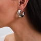 thumbnail image 5 of LuckyLy Aretes Mujer Oro 14k o Plata tipo Arracadas, Acero Inoxidable Baño Oro 14k o Color Plata – Accesorios y Joyería Mujer, Regalos para Mujer Navidad y Regalos para Mamá plateado Unitalla, 5 of 7